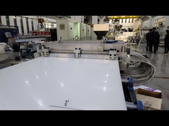 Máquina de extrusão a parafuso único de chapa de PET PP POM espessura 25 mm