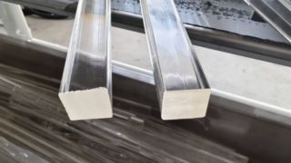 Linha acrílica transparente da extrusão de Rod Stick da barra de PMMA
