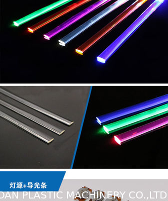AF-65 TPU Solid Sticks Bar & Tubes Linha de produção de extrusão para LED Light Guide Strips
