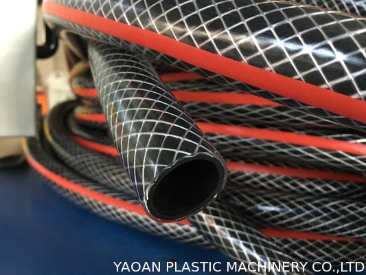 A fibra da máquina da extrusão da mangueira de jardim do PVC/PVC reforçou a linha de produção da mangueira