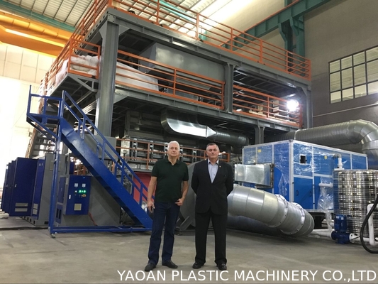 Tela não tecida de AF-3200mm PP Spunbond que faz a máquina, linha de produção não tecida da tela de S SS SMS